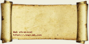 Zorana Bilić vizit kartica